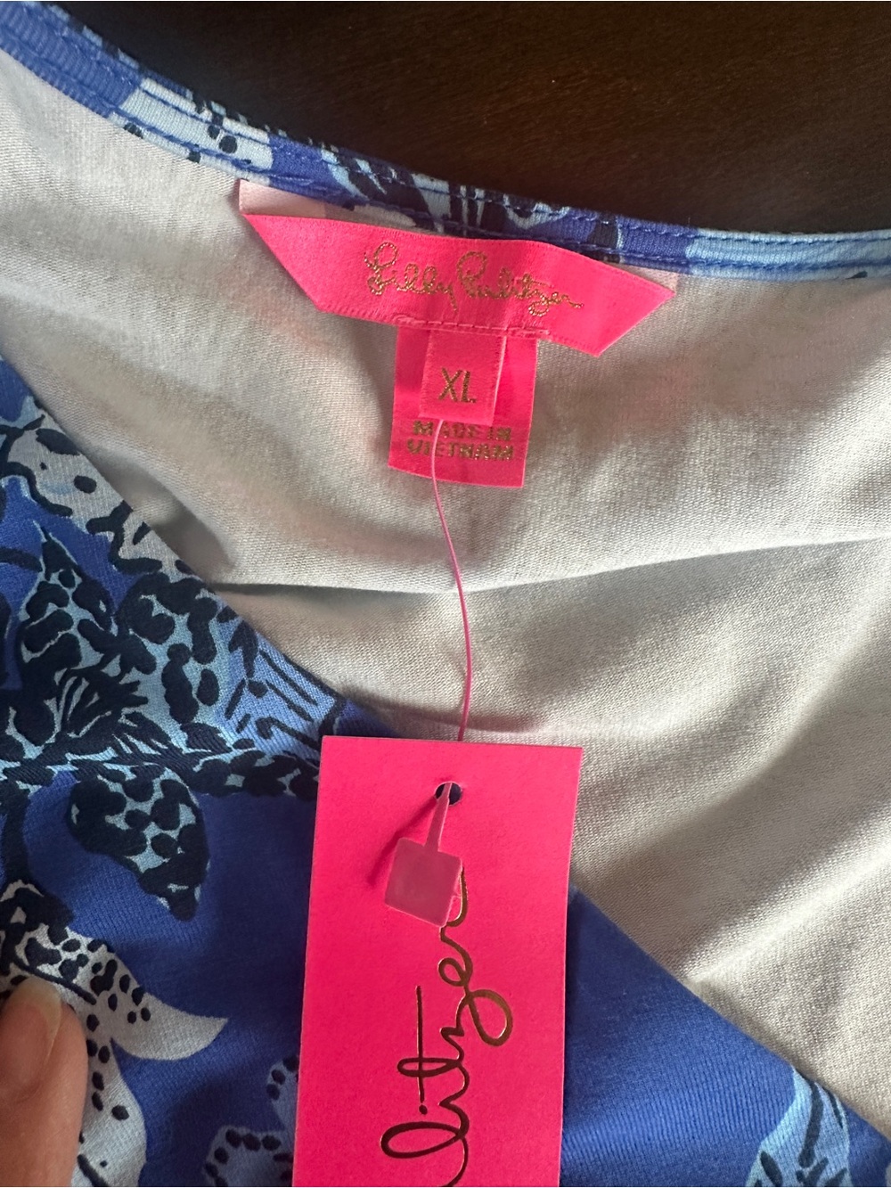 Lilly Pulitzer NWT Codylee Romper Dress Alba Blue Cruisin Together Size XL - Picture 4 of 8